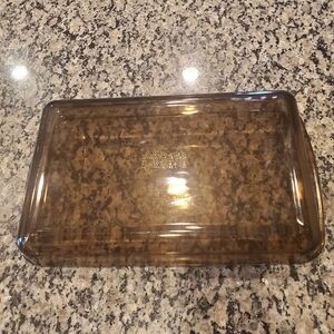 Pyrex Amber Glass Baking Dish